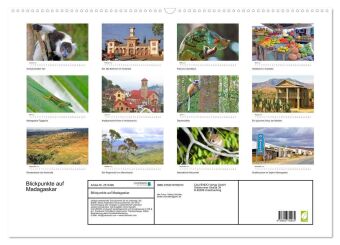 Blickpunkte auf Madagaskar (Wandkalender 2027 DIN A2 quer), CALVENDO Monatskalender