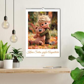 Kleine Seelen, große Augenblicke (Wandkalender 2027 DIN A3 hoch), CALVENDO Monatskalender