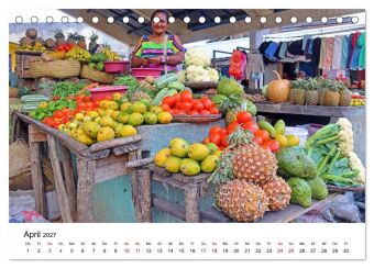 Blickpunkte auf Madagaskar (Tischkalender 2027 DIN A5 quer), CALVENDO Monatskalender