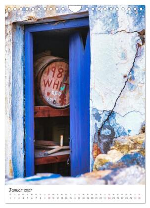Kreta, deine Türen (Wandkalender 2027 DIN A4 hoch), CALVENDO Monatskalender