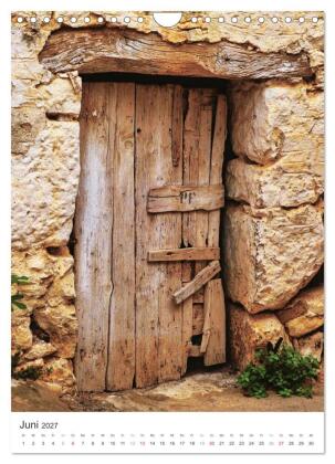 Kreta, deine Türen (Wandkalender 2027 DIN A4 hoch), CALVENDO Monatskalender