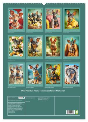 Mini-Pinscher. Kleine Hunde in schönen Momenten (Wandkalender 2027 DIN A2 hoch), CALVENDO Monatskalender