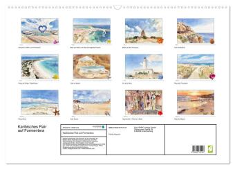 Karibisches Flair auf Formentera (Wandkalender 2027 DIN A2 quer), CALVENDO Monatskalender