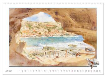 Karibisches Flair auf Formentera (Wandkalender 2027 DIN A2 quer), CALVENDO Monatskalender