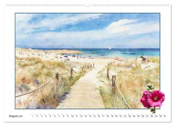 Karibisches Flair auf Formentera (Wandkalender 2027 DIN A2 quer), CALVENDO Monatskalender