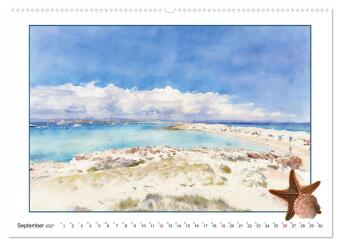 Karibisches Flair auf Formentera (Wandkalender 2027 DIN A2 quer), CALVENDO Monatskalender