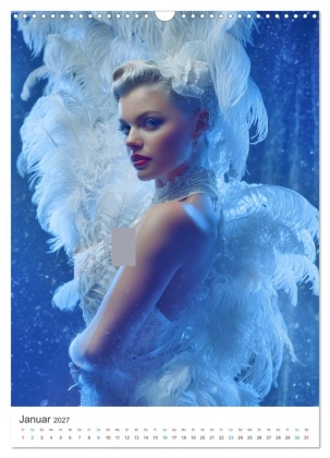 The Art of Burlesque (Wandkalender 2027 DIN A3 hoch), CALVENDO Monatskalender