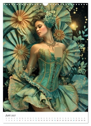 The Art of Burlesque (Wandkalender 2027 DIN A3 hoch), CALVENDO Monatskalender