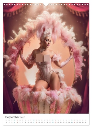 The Art of Burlesque (Wandkalender 2027 DIN A3 hoch), CALVENDO Monatskalender