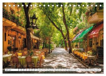 Bonjour, Kaffee! Bonjour, Paris! (Tischkalender 2027 DIN A5 quer), CALVENDO Monatskalender