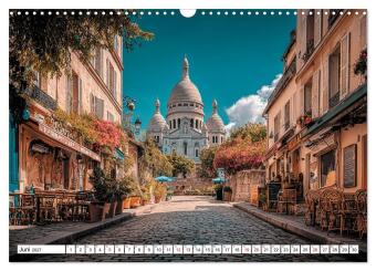 Bonjour, Kaffee! Bonjour, Paris! (Wandkalender 2027 DIN A3 quer), CALVENDO Monatskalender