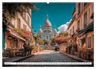 Bonjour, Kaffee! Bonjour, Paris! (Wandkalender 2027 DIN A2 quer), CALVENDO Monatskalender