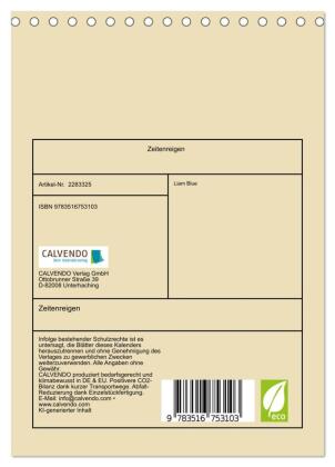 Zeitenreigen (Tischkalender 2027 DIN A5 hoch), CALVENDO Monatskalender