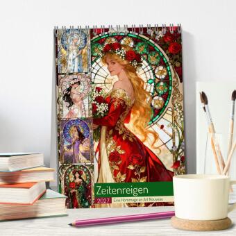 Zeitenreigen (Tischkalender 2027 DIN A5 hoch), CALVENDO Monatskalender
