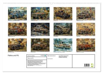 Patina und PS (Wandkalender 2027 DIN A2 quer), CALVENDO Monatskalender