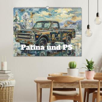 Patina und PS (Wandkalender 2027 DIN A2 quer), CALVENDO Monatskalender