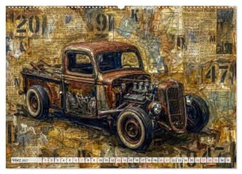 Patina und PS (Wandkalender 2027 DIN A2 quer), CALVENDO Monatskalender
