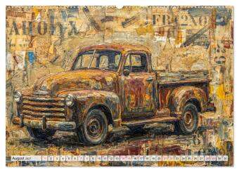 Patina und PS (Wandkalender 2027 DIN A2 quer), CALVENDO Monatskalender