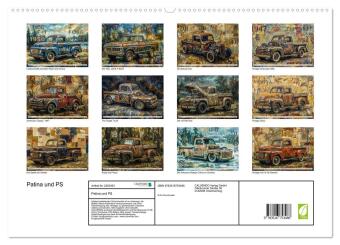 Patina und PS (hochwertiger Premium Wandkalender 2027 DIN A2 quer), Kunstdruck in Hochglanz
