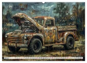 Patina und PS (hochwertiger Premium Wandkalender 2027 DIN A2 quer), Kunstdruck in Hochglanz