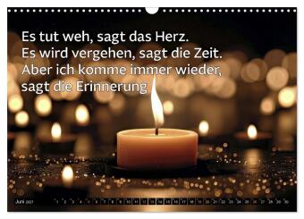 Trost - in stillen Momenten (Wandkalender 2027 DIN A3 quer), CALVENDO Monatskalender