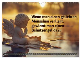 Trost - in stillen Momenten (Wandkalender 2027 DIN A3 quer), CALVENDO Monatskalender