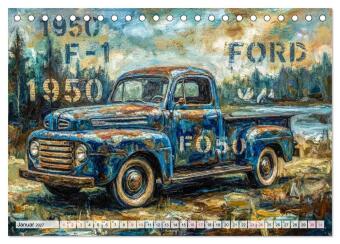 Patina und PS (Tischkalender 2027 DIN A5 quer), CALVENDO Monatskalender