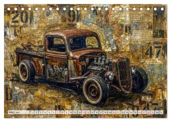 Patina und PS (Tischkalender 2027 DIN A5 quer), CALVENDO Monatskalender