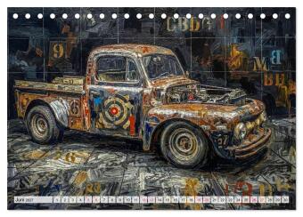 Patina und PS (Tischkalender 2027 DIN A5 quer), CALVENDO Monatskalender