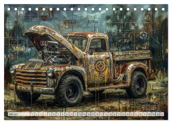 Patina und PS (Tischkalender 2027 DIN A5 quer), CALVENDO Monatskalender