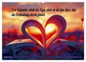 Trost - in stillen Momenten (Wandkalender 2027 DIN A2 quer), CALVENDO Monatskalender