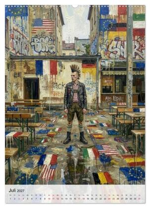 Punk 76 (hochwertiger Premium Wandkalender 2027 DIN A2 hoch), Kunstdruck in Hochglanz