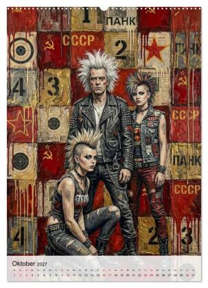 Punk 76 (hochwertiger Premium Wandkalender 2027 DIN A2 hoch), Kunstdruck in Hochglanz