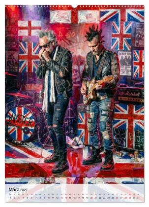 Punk 76 (Wandkalender 2027 DIN A2 hoch), CALVENDO Monatskalender