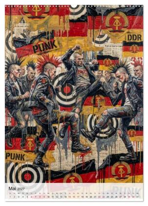 Punk 76 (Wandkalender 2027 DIN A2 hoch), CALVENDO Monatskalender