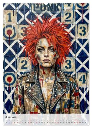 Punk 76 (Wandkalender 2027 DIN A2 hoch), CALVENDO Monatskalender