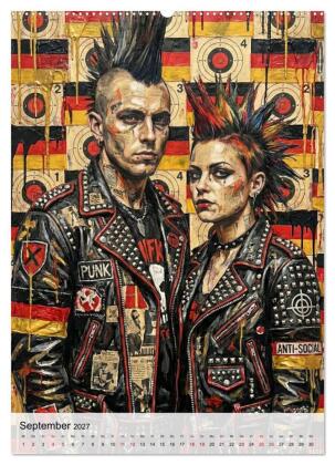 Punk 76 (Wandkalender 2027 DIN A2 hoch), CALVENDO Monatskalender