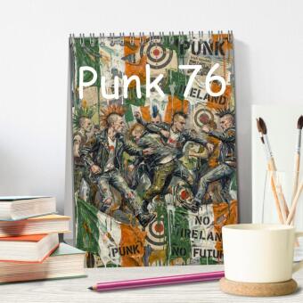 Punk 76 (Tischkalender 2027 DIN A5 hoch), CALVENDO Monatskalender