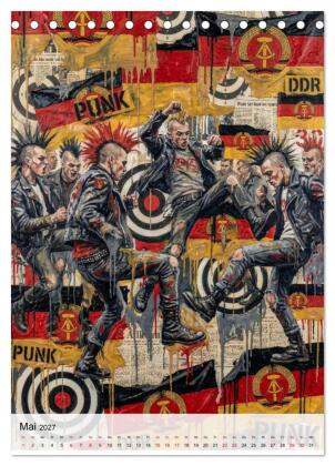 Punk 76 (Tischkalender 2027 DIN A5 hoch), CALVENDO Monatskalender
