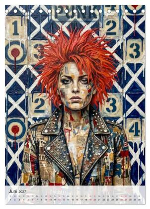 Punk 76 (Tischkalender 2027 DIN A5 hoch), CALVENDO Monatskalender
