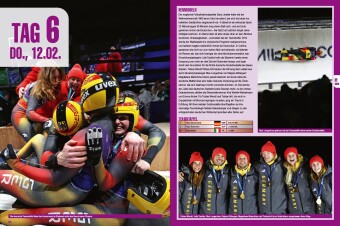 Olympische Winterspiele - Die XXV. Winterspiele in Mailand/Cortina d'Ampezzo/Norditalien. Mit Stars wie Laura Nolte, Johannes Ludwig, Karl Geiger
