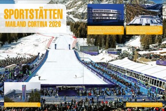 Olympische Winterspiele - Die XXV. Winterspiele in Mailand/Cortina d'Ampezzo/Norditalien. Mit Stars wie Laura Nolte, Johannes Ludwig, Karl Geiger