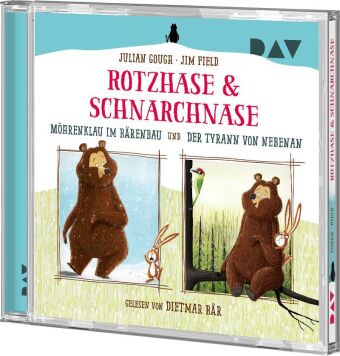 Rotzhase & Schnarchnase - Möhrenklau im Bärenbau und Der Tyrann von nebenan,1 Audio-CD