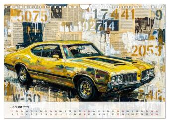 Steroide auf vier Rädern (Wandkalender 2027 DIN A4 quer), CALVENDO Monatskalender