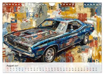 Steroide auf vier Rädern (Wandkalender 2027 DIN A4 quer), CALVENDO Monatskalender