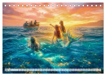 Sirenen - die unheimliche Verlockung (Tischkalender 2027 DIN A5 quer), CALVENDO Monatskalender