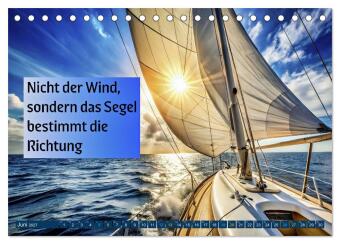 Segeln - mit einem Augenzwinkern (Tischkalender 2027 DIN A5 quer), CALVENDO Monatskalender
