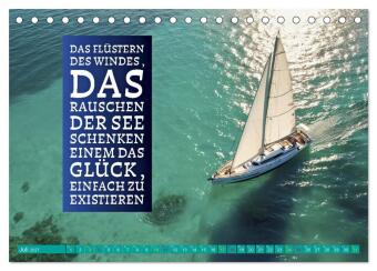 Segeln - mit einem Augenzwinkern (Tischkalender 2027 DIN A5 quer), CALVENDO Monatskalender