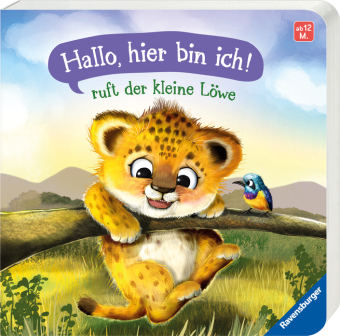 "Hallo, hier bin ich!", ruft der kleine Löwe - Erste Vorlesegeschichte für Kinder ab 1 Jahr