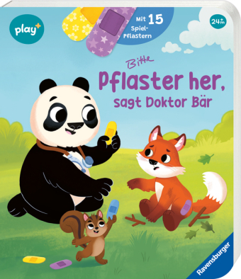 Play+ Mein lustiges Spielbuch Pflaster her, sagt Doktor Bär - ab 2 Jahre